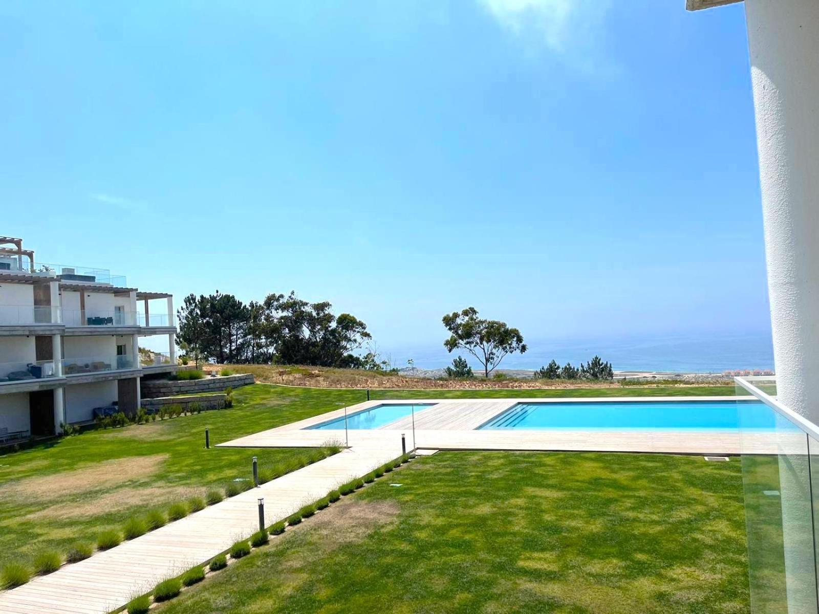 Mar A Vista - Condominium With Pool, Gym And Sea Views ナザレ エクステリア 写真