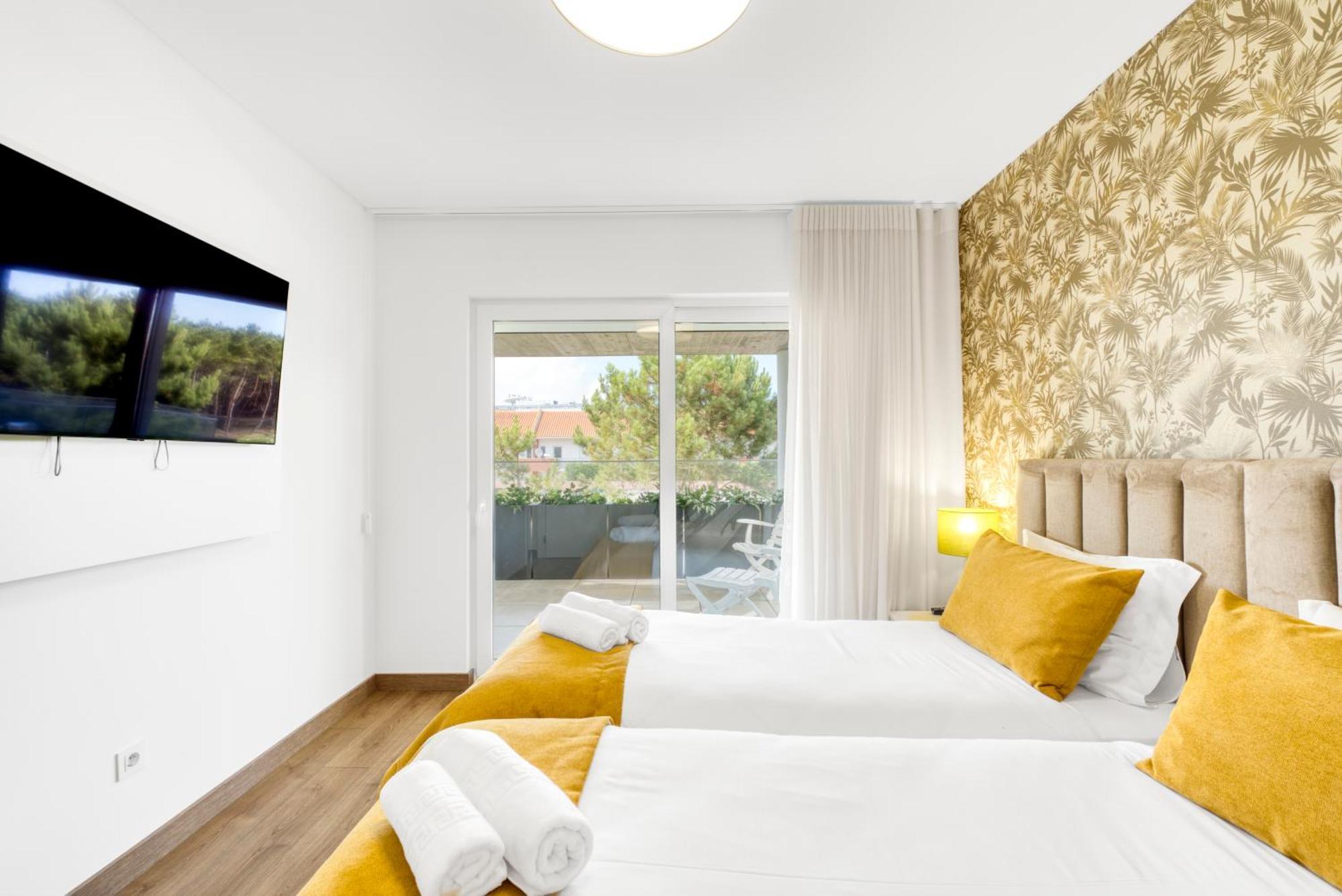 Mar A Vista - Condominium With Pool, Gym And Sea Views ナザレ 部屋 写真