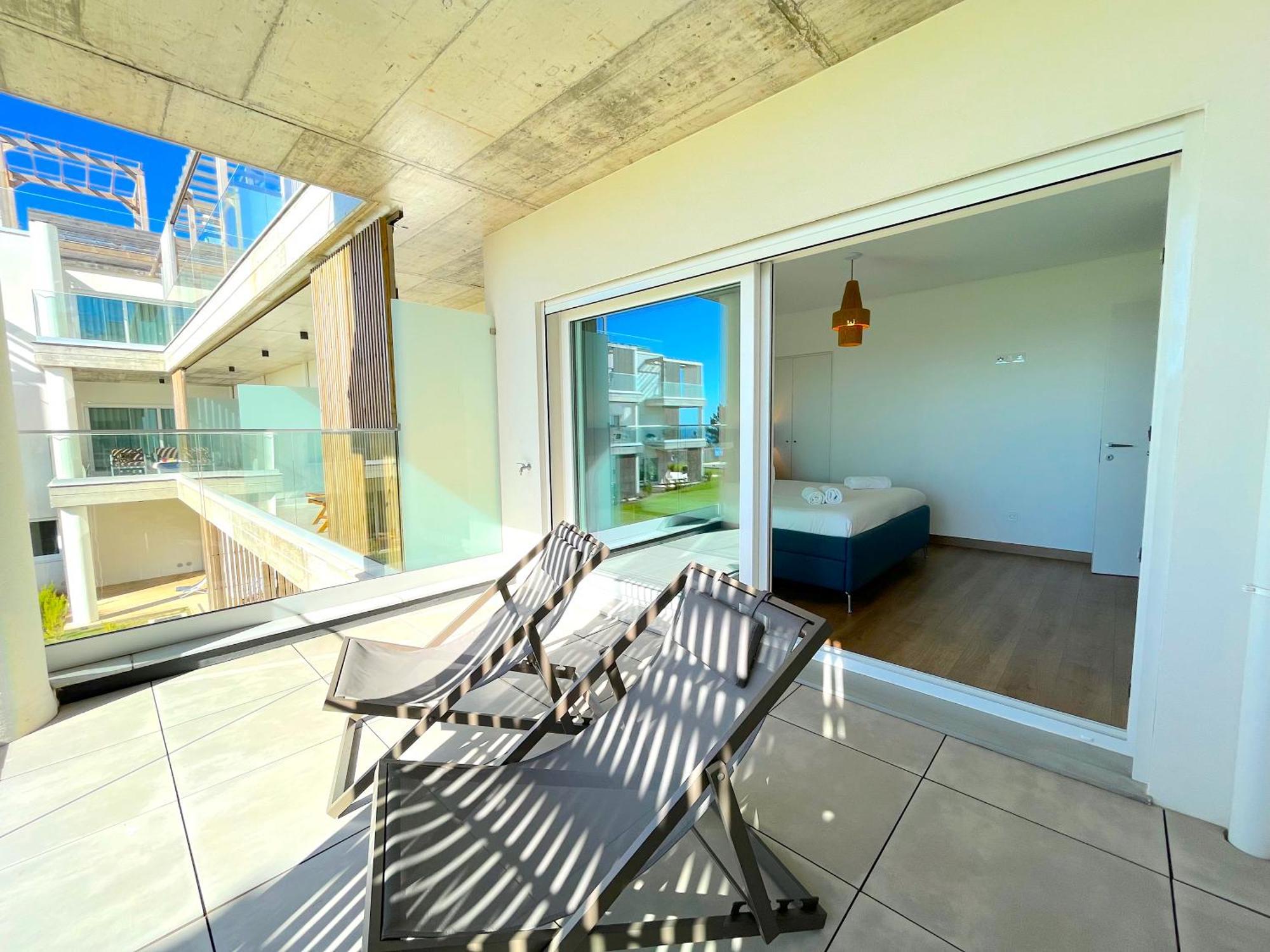Mar A Vista - Condominium With Pool, Gym And Sea Views ナザレ エクステリア 写真