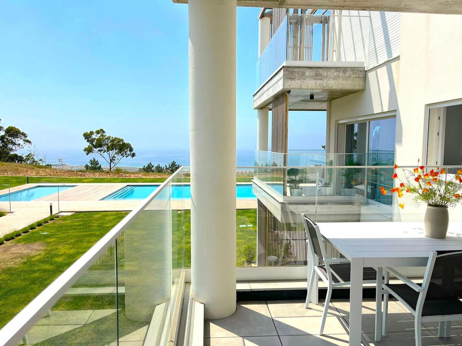 Mar A Vista - Condominium With Pool, Gym And Sea Views ナザレ エクステリア 写真