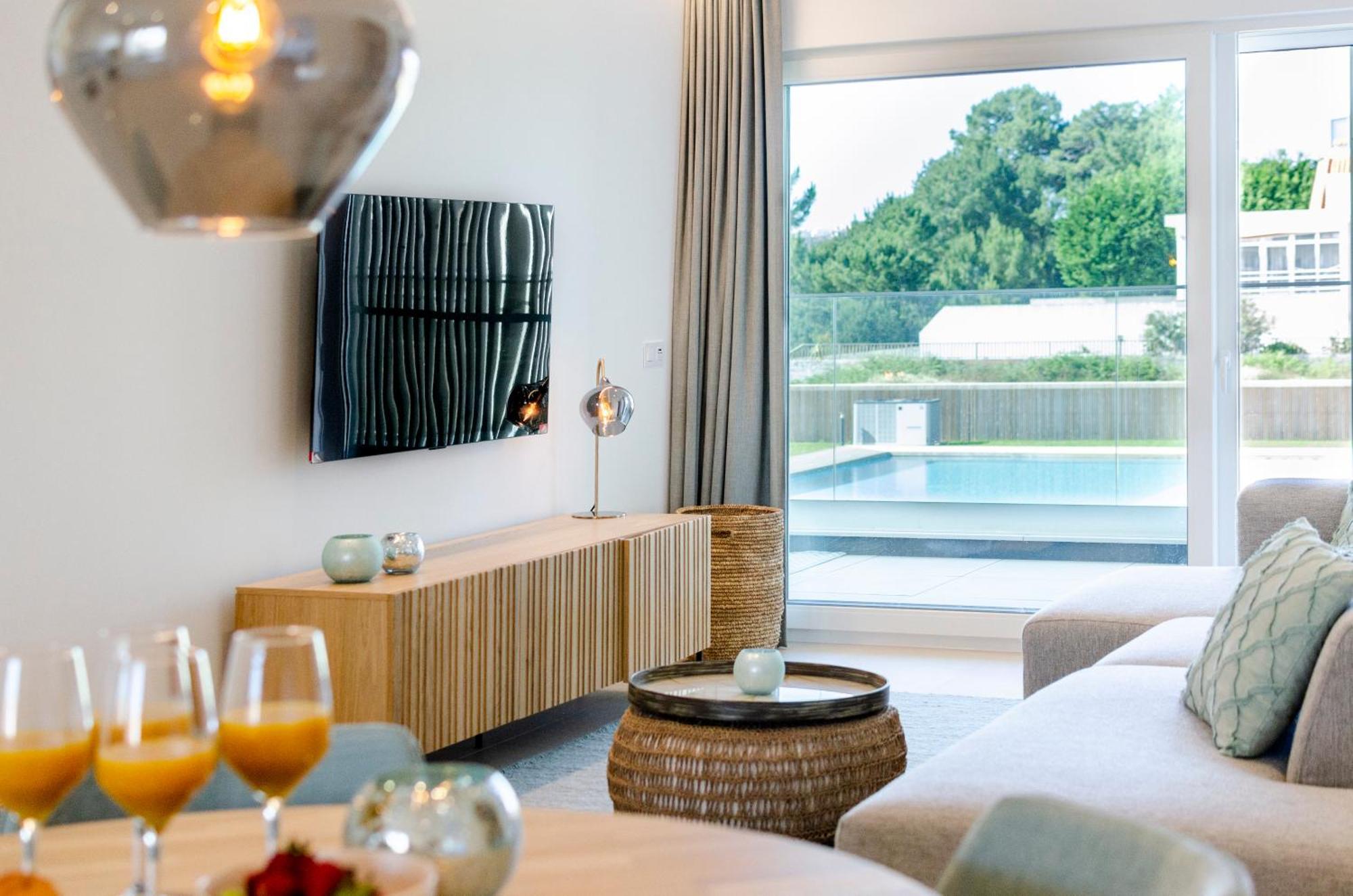 Mar A Vista - Condominium With Pool, Gym And Sea Views ナザレ 部屋 写真